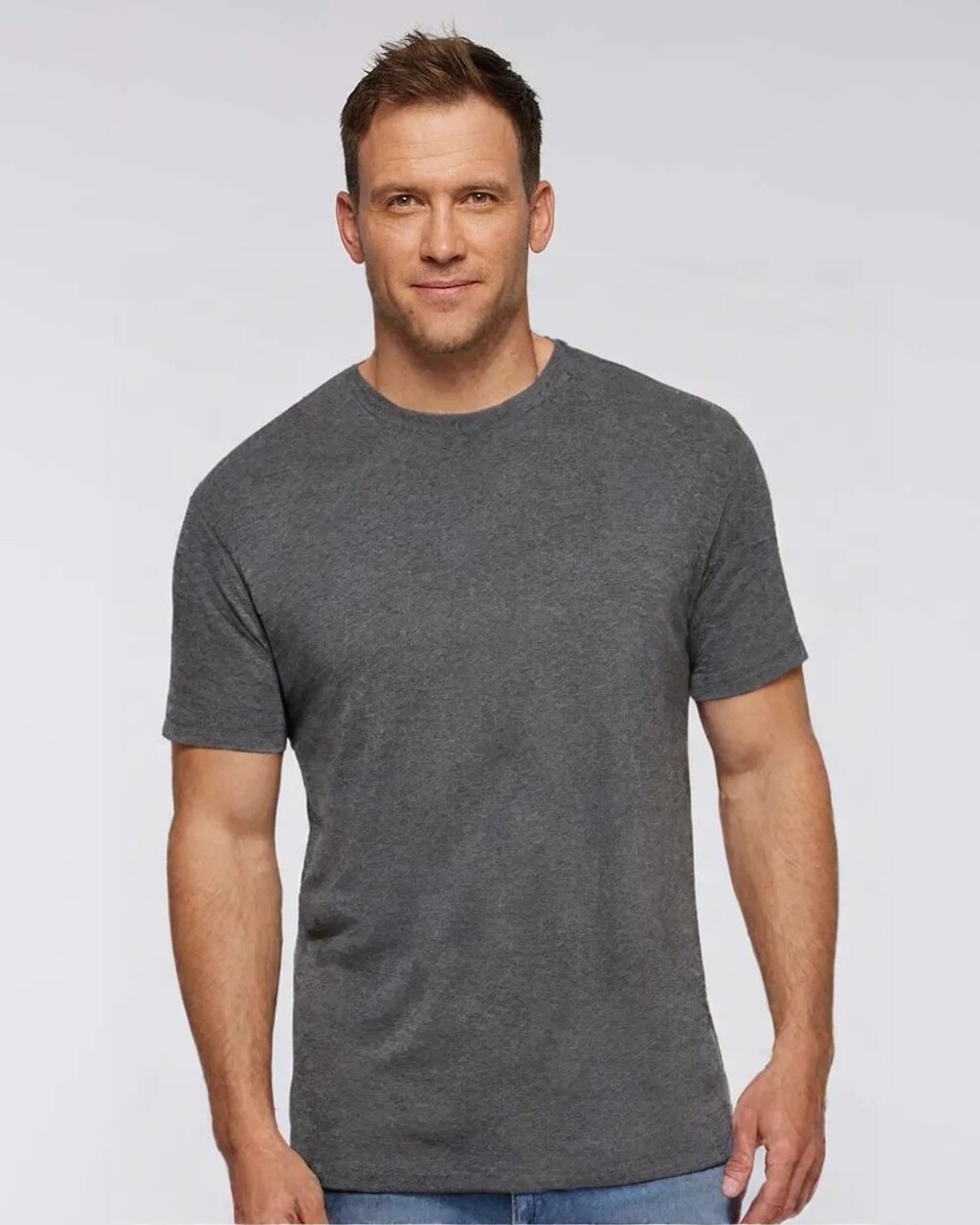 Vintage Wash Crewneck Short Sleeve Tee for Casual, Street & Relaxed Everyday Wear